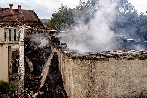 Professional Fire Damage Repair technician working in Stratford, TX
